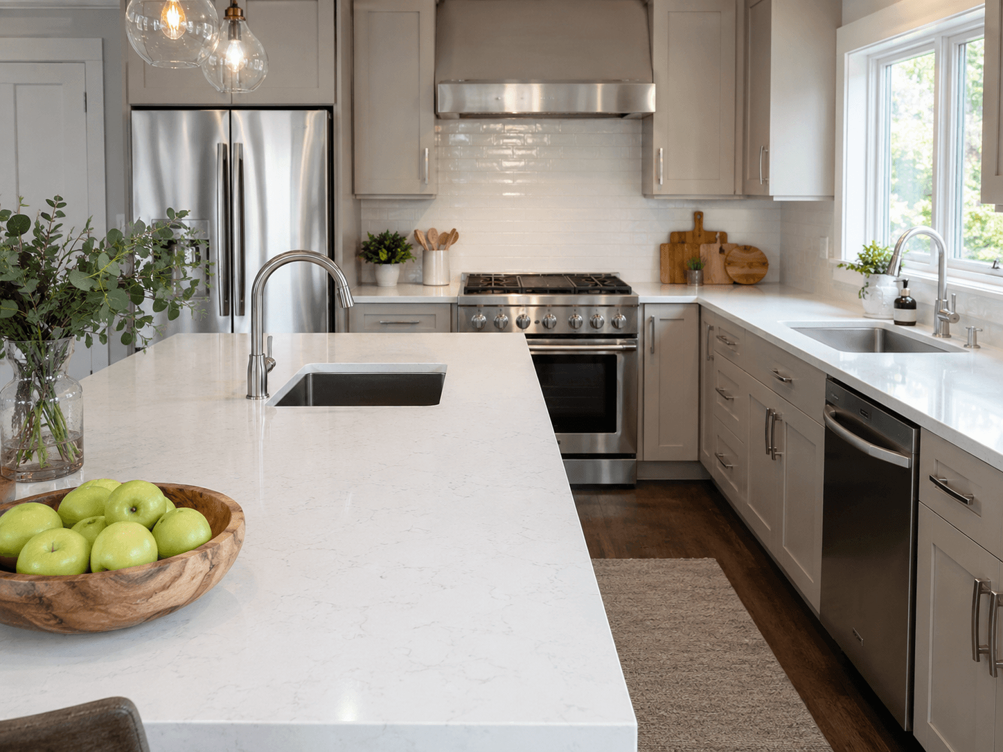 Quartz Countertop Slab Sample