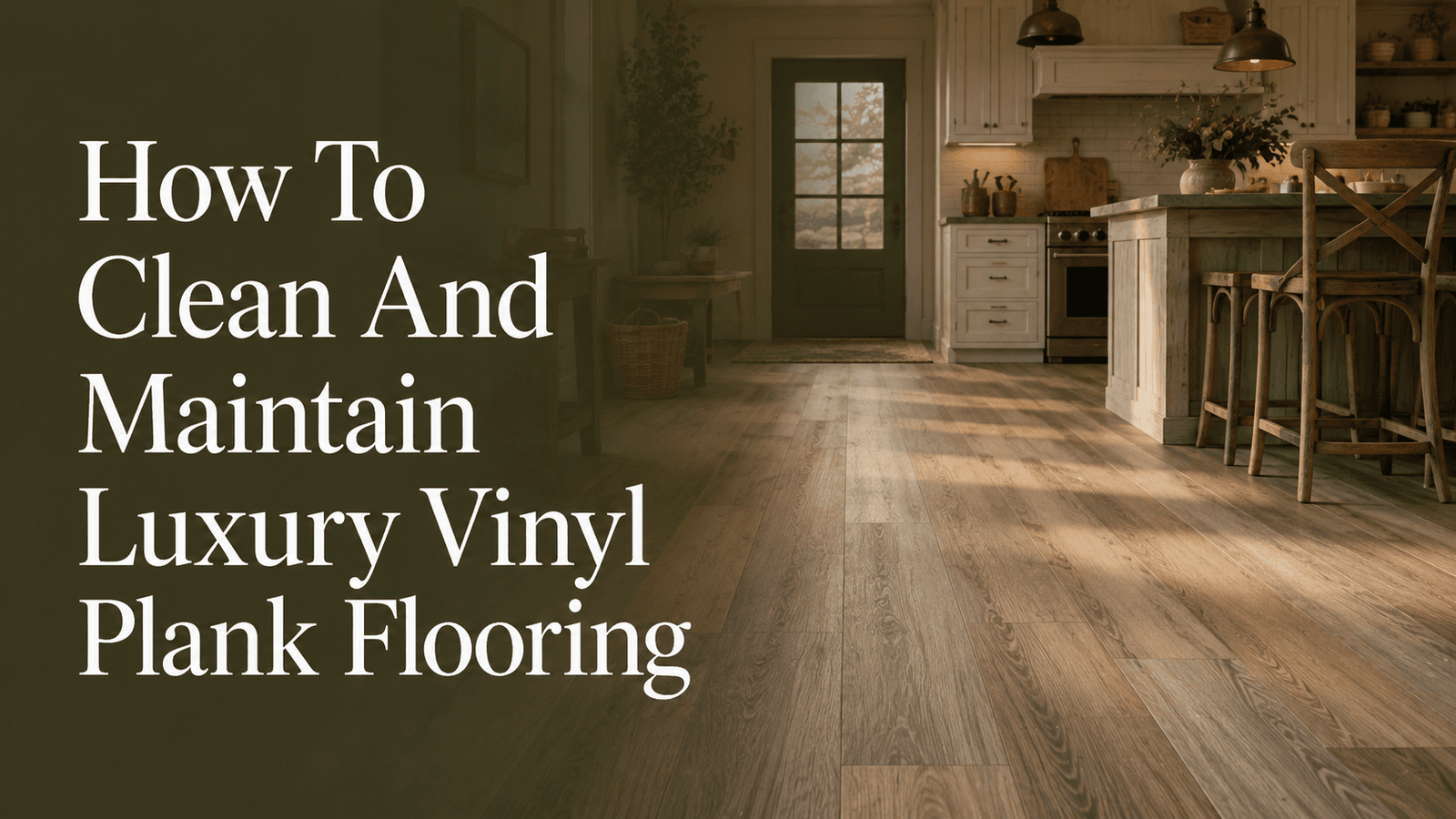How to clean and maintain luxury vinyl plank