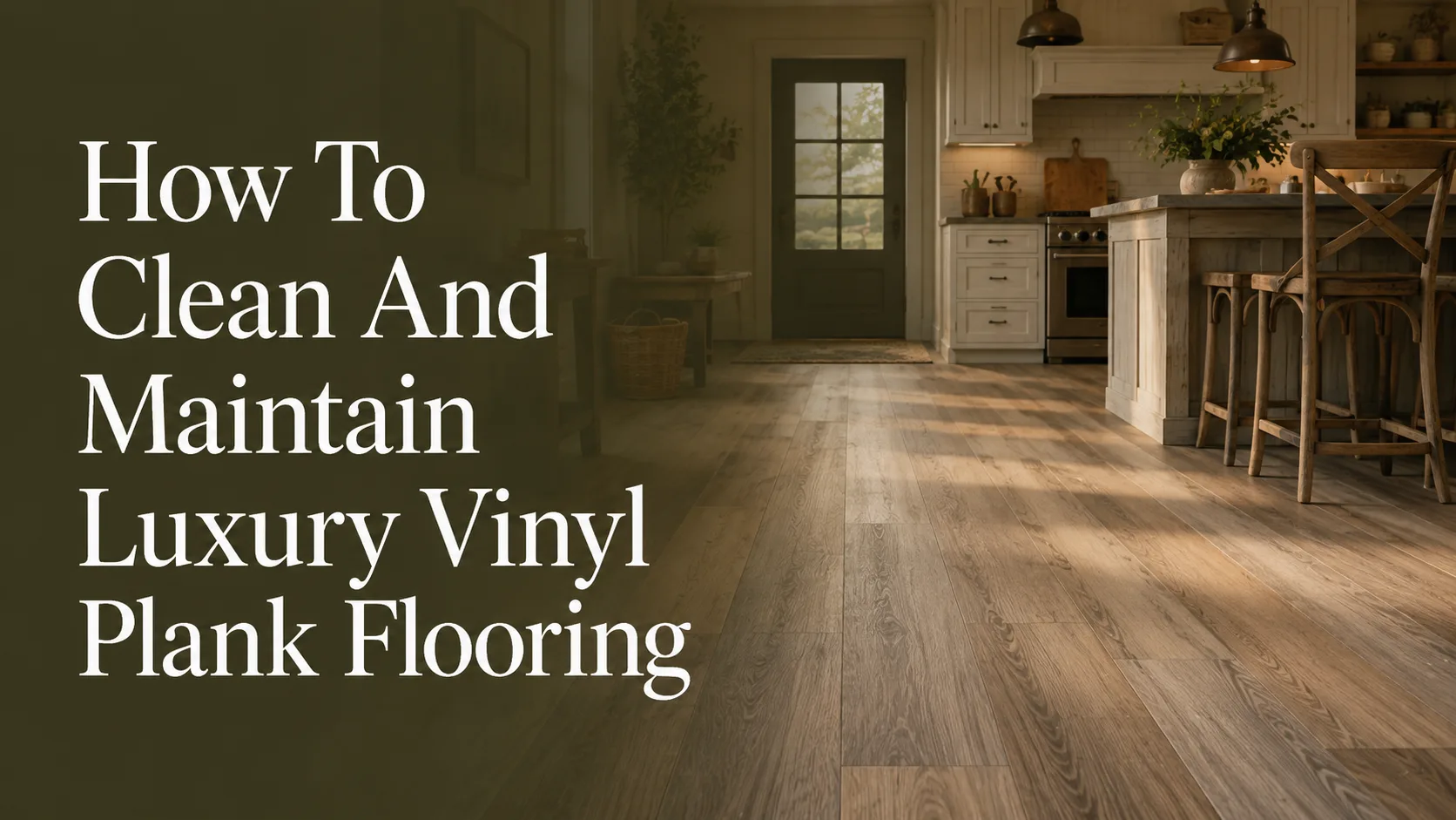 How to clean and maintain luxury vinyl plank
